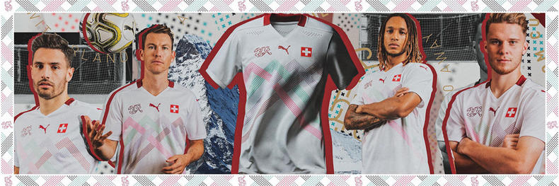 PUMA发布瑞士队2020年客场球衣