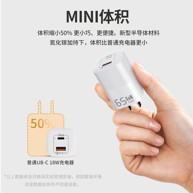 65W gallium nitride charger suitable for iPhone6-15 series Apple PD ...