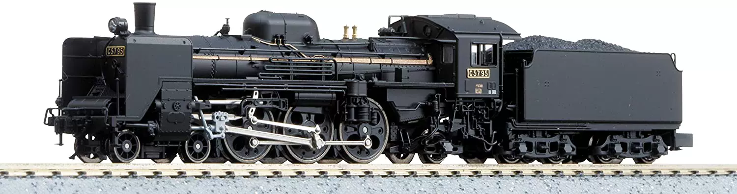 KATO C57 1次型2024蒸氣機車N比例鐵道火車模型老式車頭含動力-Taobao