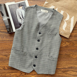 Spring and Summer British Vocal Vocal Ves. Men's Men's Fashion Slim Slim Slim Frees Casual Vests Club
