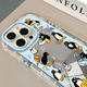 
Irregular Penguin Mirror Applicable to Apple 17promax Cream Shell Huawei Oppo New iPhone 16pro/15/13promax Mobile Case Real Me Redmi Xiaomi 13pro/u
