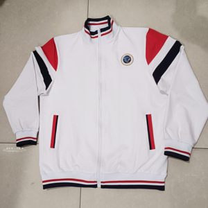 
Beijing Chen Jinglun Middle School uniform tops, middle and high school uniforms, uniforms, class uniforms, white and red sportswear