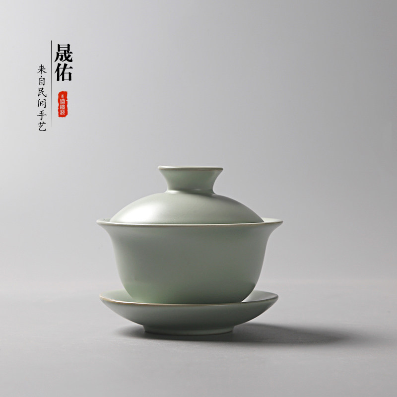 宋式盖碗，养出开片美-淘宝逛一逛