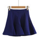 
2025 Spring and Autumn New Slim Skirt Umbrella Skirt High Waist Base Women's Short Skirt Large Hem Skirt Pleated Skirt Trendy