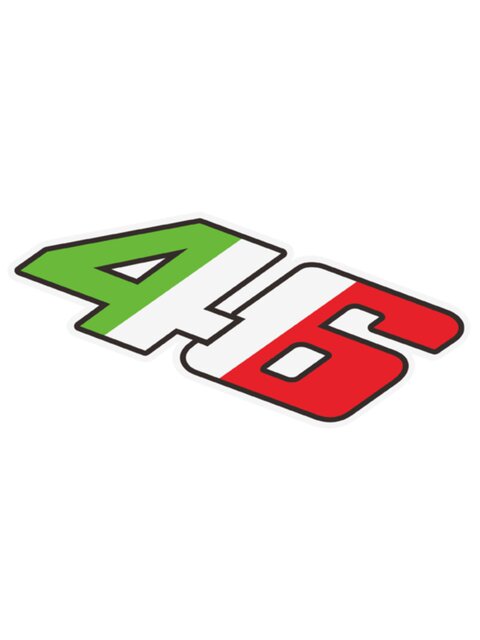 Motorcycle Electric Vehicle Decal Modification Decoration Rossi No. 46 ...