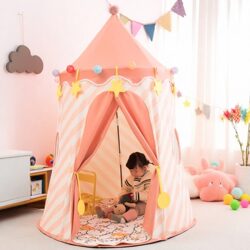 Children's Tent Castle Princess Room Boys and Girls Indoor Gift Birthday Baby Tent Small House Foldable for Sleeping