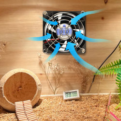 Breeding box ventilation fan reptile climbing box special AC fan ventilation fan ventilation fan exhaust fan for fresh air pets