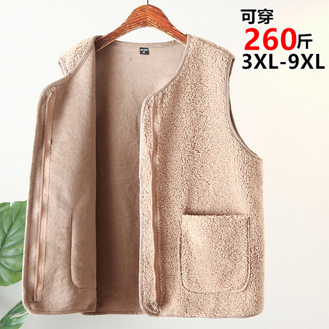 New vest jacket spring and autumn outfit wear middle-aged and elderly women with fat extra-large size mother fashionable horse clip elderly waistcoat