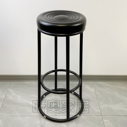 Bar Chair Round Bar Stool Iron Ktv Bar Stool Heightened Mobile Phone Store Counter Front Desk Stool Commercial High Stool