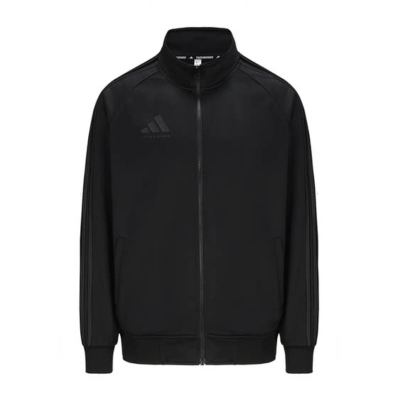 
Adidas Adidas black coat men's and women's casual breathable jacket spring and autumn fitness running top TR30JT