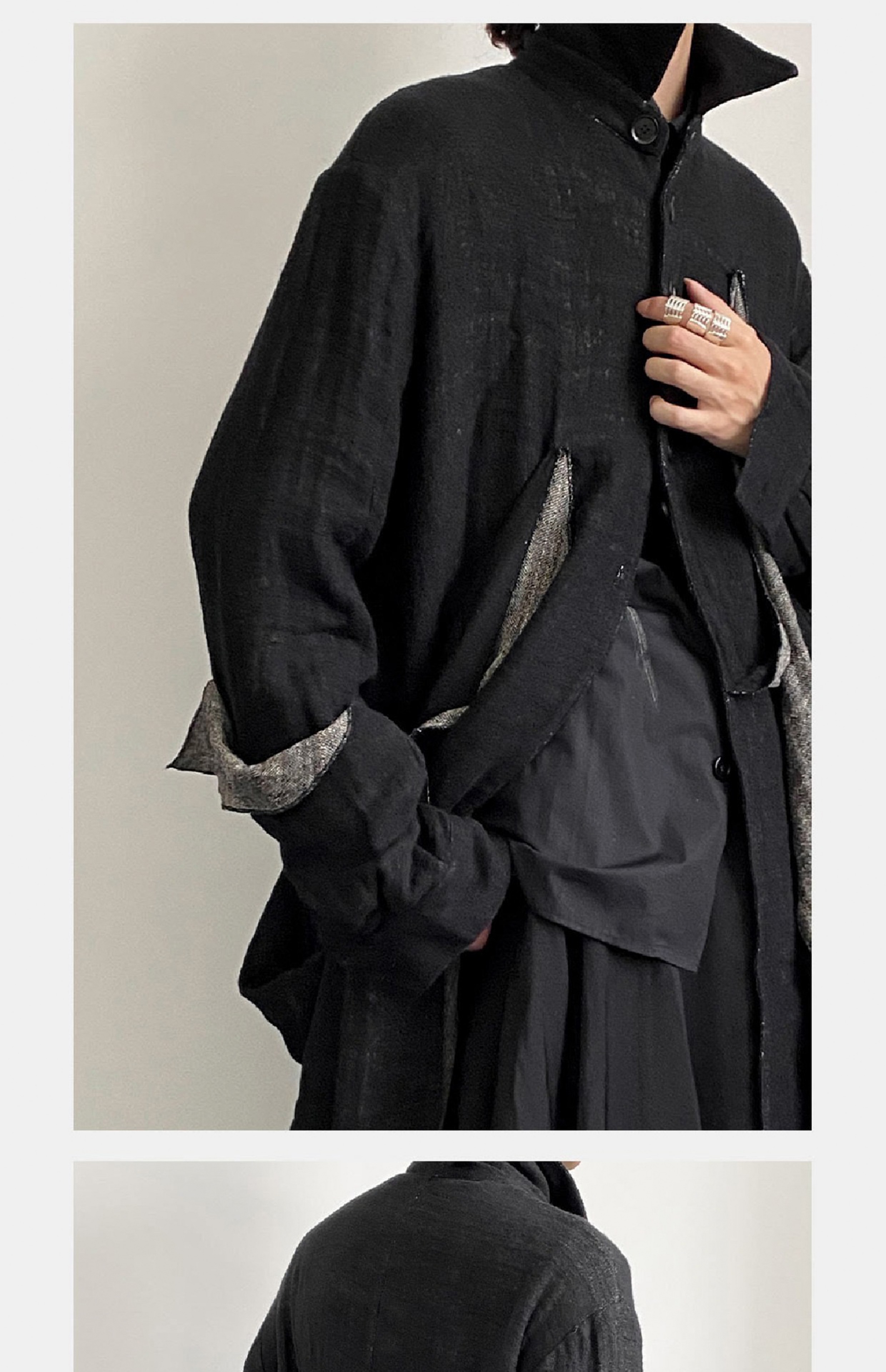 ジャケット・アウター CoiWIRROW / Banboo linen  over coat WIRROW -Bamboo Linen Double Over Coat- | twelve blog