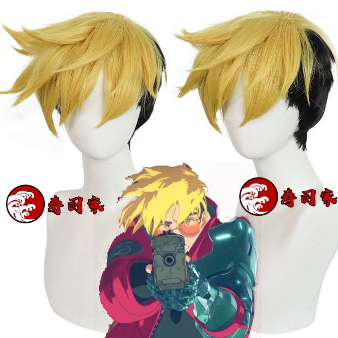 cosplay假发TRIGUN STAMPEDE 法修史丹比特Vash Stampede 高温-Taobao