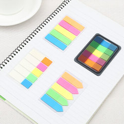 Deli Colored Indicator Labels Bookmark Page Dividers 9060 9062 9063 Fluorescent