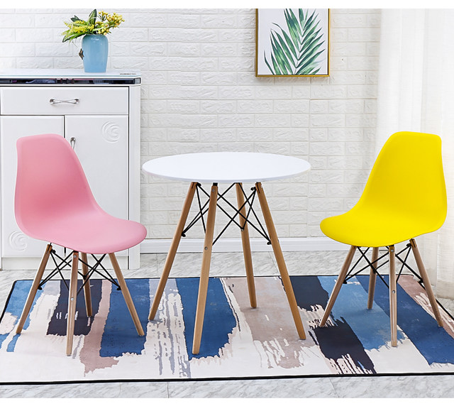 Nordic negotiation reception table and chair combination simple home ...