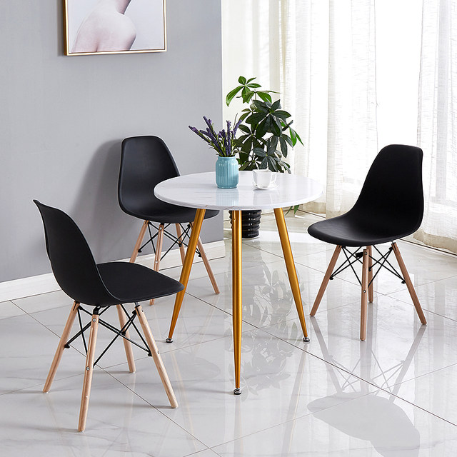 Nordic negotiation reception table and chair combination simple home ...