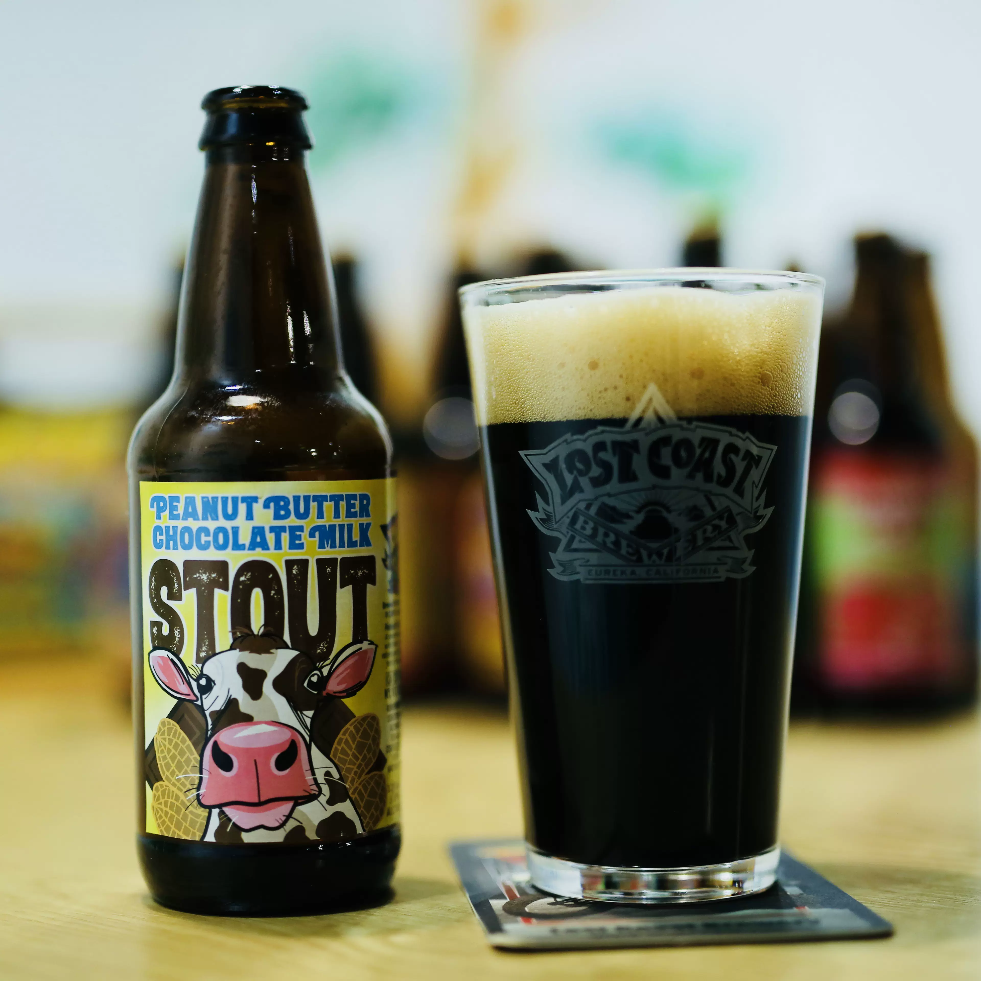 惠同学 迷失海岸巧克力花生酱牛奶世涛啤酒 355ml*24瓶 整箱 24瓶