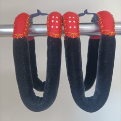 Horizontal Bar Large Loop Protective Sleeve with Hand Strap, Steel Plate Support Strap, Anti-Slip Hand Strap, Horizontal Bar for Lumbar and Cervical Spondylosis, Shoulder Periarthritis