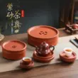 Triều Sơn truyền thống Zhuni tròn cổ đồng xu khay trà hộ gia đình cát tím nồi giữ miếng lót ấm trà đế Coaster kung fu trà bộ