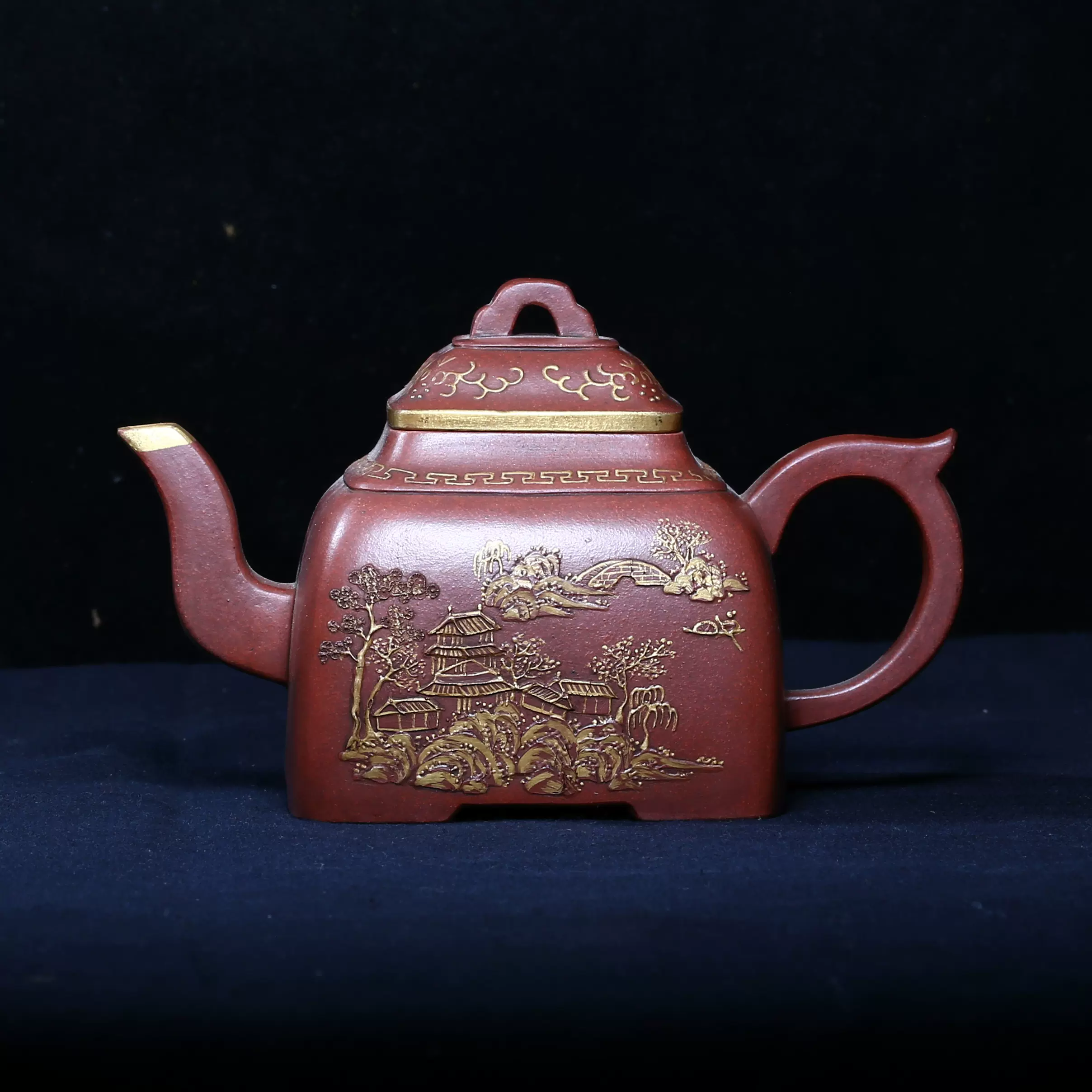 中国古美術 中国宜興 紫砂壺 麒麟壺 大清乾隆年制款 原