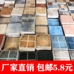 American Retro Antique Tiles 300X300 Balcony Kitchen Wall Tiles Pastoral Mediterranean Tiles Full Bathroom Floor Tiles