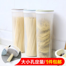 Noodle Storage Box, Grain and Noodle Storage Container, Food-Grade Sealed Container, Storage Tube, Kitchen Box for Storing Pasta