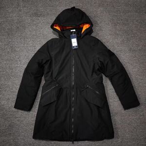 
Reebok women's autumn and winter mid-length hooded thickened sports cotton jacket FU1693FT0685