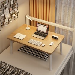 Foldable Small Bed Table for Dormitory Students, Study Desk for Bedroom, Home Use, Simple Lazy Desk for Windowsill
