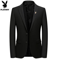 Playboy Suit Men's Spring & Fall New arrival K-style pure cotton Thin silm Small Suit Casual Plus size Student Outwear