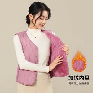 
Autumn and winter women's down cotton vest with velvet and thickening! It is recommended to take one size up for all options