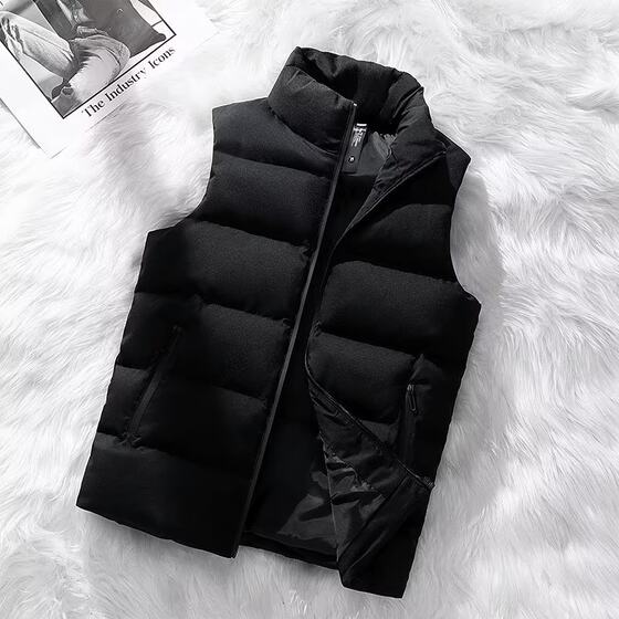 Clear warehouse leaks foreign trade to withdraw from autumn and winter vests male stand -up united sleeveless down jacket vest wearing winter horsesho