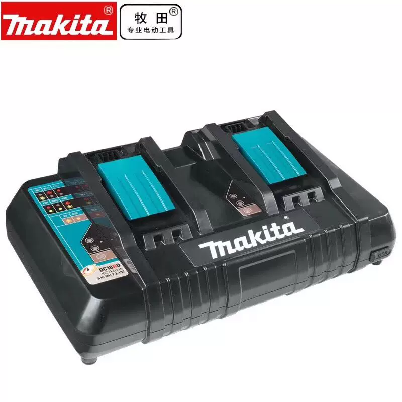 Makita牧田爆款双口充电器DC18RD促销！14.4V/18V通用！-Taobao