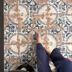 200*200 Patterned Tiles, Bathroom Floor Tiles, Vintage Patterned Tiles, Zewso Tiles