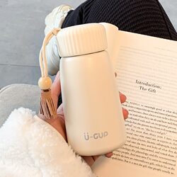 Mini Thermos Cup for Women, Cute and Stylish, 2022 Trendy Model, Compact and Portable, Simple Design, Ladies' Water Cup