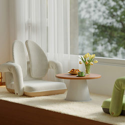 Lazy Sofa Leisure Chair Balcony Folding Backrest Chair Bay Window Cushion Bed Tatami Cream Style Floor Seat