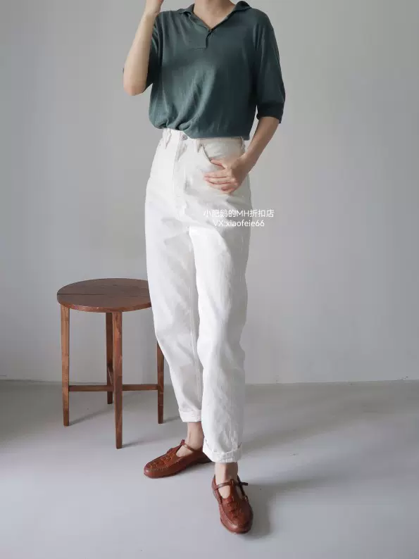 折！现货！MARGARET HOWELL COTTON SILK POLO 丝绵POLO针织T恤-Taobao