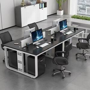 
Office desk and chair combination Xianyu second-hand furniture fresh goods market 4/6 people company employee computer desk