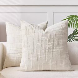 Thickened Chenille Pillowcase Modern Minimalist Sofa Cushion with Black Sofa Removable and Washable Large Size Pillowcase 60