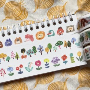 
Floating light packaging Japanese mindwave special-shaped tape swan/starry sky/forest animal pocketbook
