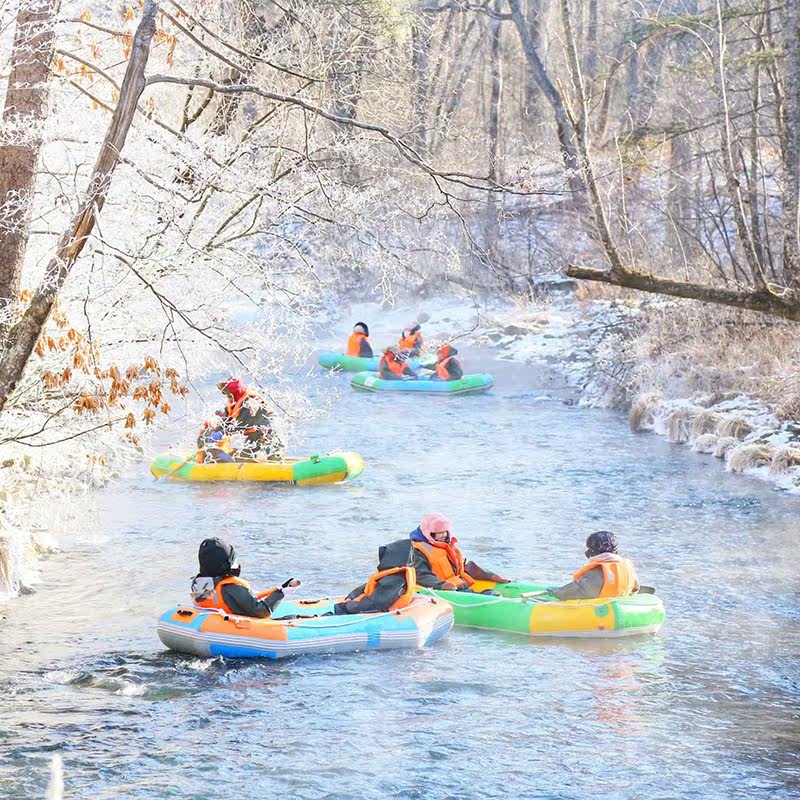 东北吉林雪乡旅游长白山延吉7天6晚小团3H滑雪雾凇漂流看冬捕纯玩