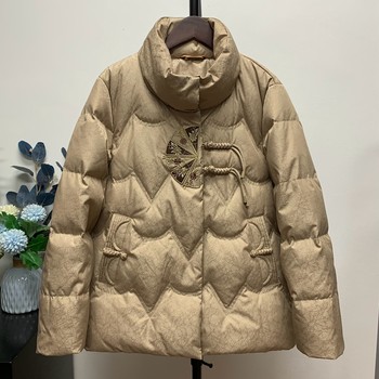 
New winter national style mother's down jacket