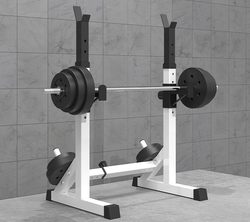 Split Squat Rack, Bench Press Rack, Barbell Rack, Weightlifting Rack, Squat and Bench Press Rack, Home Fitness Equipment, Unisex Barbell Rack