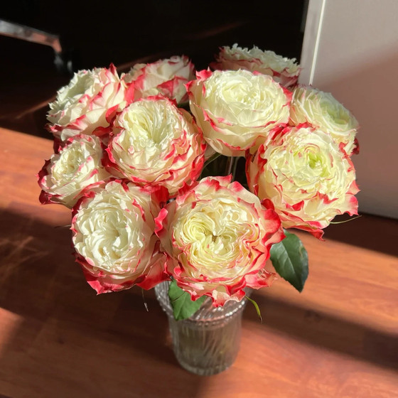 
Apple Jack multi-color rose Yunnan base cold chain free shipping direct delivery to girls home office water-grown flower arrangement