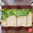 vách gỗ trang trí Màn hình Trung Quốc vách ngăn phòng khách khách sạn văn phòng hai mặt gấp di động thẩm mỹ viện thời trang màn hình gấp hiện đại đơn giản vách thờ vách panel xốp 