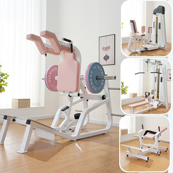 Gym Equipment for Women's Body Shaping, Hack Squat Machine, Thigh Inner and Outer Side High-Low Pull Integrated Machine, Hip Bridge Machine, Commercial Use