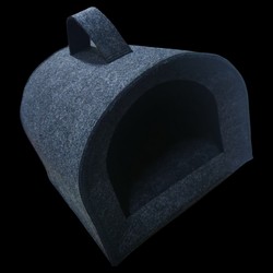 Felt Cat Nest, Pregnant Cat Bed, All-Season Warm Foldable Cat House, Enclosed Cat Maternity Room, Pet Super Thick Nest
