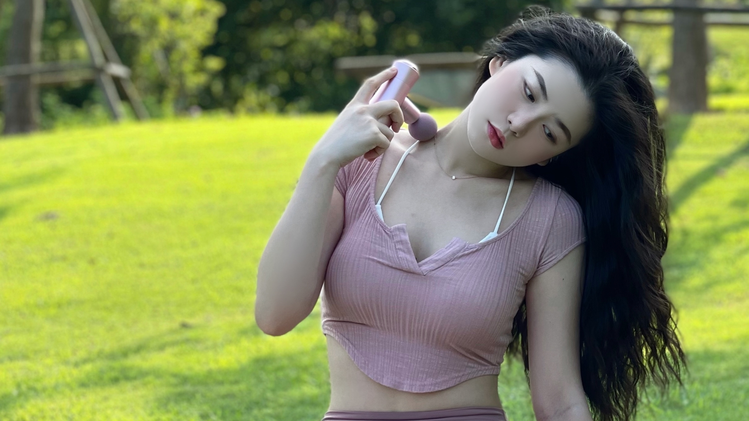 摩韵少女筋膜枪,运动女孩专用辅助工具
