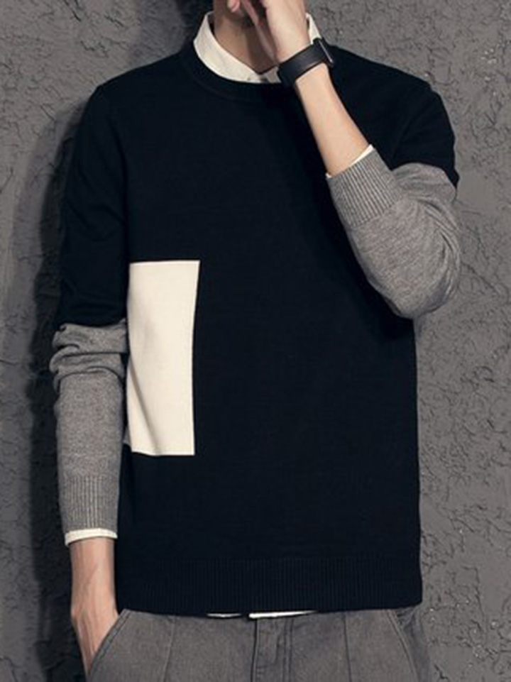 冬季潮男必备单品,时尚保暖的针织衫!图5