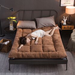 Thickened 10cm down Cotton Mattress Single/Double 1.05m 1.8 Mattress Soft Pad Student Dormitory Mattress Quilt