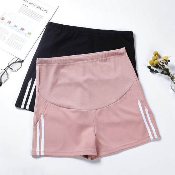 
Maternity shorts for women summer wear suit 2025 Internet celebrity hottest base thin loose cotton casual maternity pants