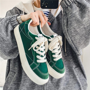 Summer skateboard shoes for men's breathable Korean style trendy versatile personalized fashion brand canvas shoes ins Hong Kong style student trendy shoes
